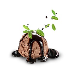 巧克力果醬甜品元素