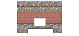 空间建筑电视背景墙skp模型