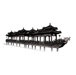 古代長廊png透明免扣元素