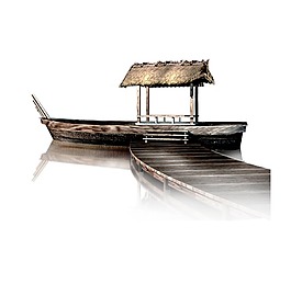 木船碼頭png免扣元素