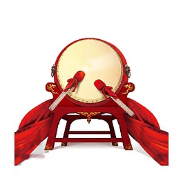 中國風(fēng)鼓png元素