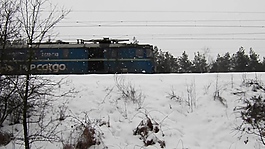 實拍雪景風光視頻素材