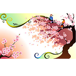 矢量時(shí)尚線條圖案