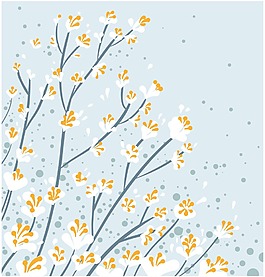 藍(lán)色抽象花紋圖案