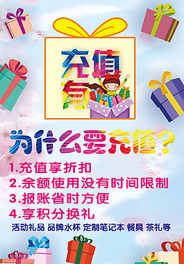 充值有禮海報