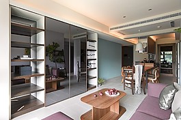 現代客廳背景墻裝修效果圖