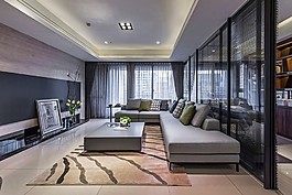 現(xiàn)代客廳背景墻效果圖