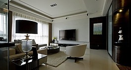 現(xiàn)代客廳背景墻效果圖