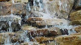 河水山間視頻素材