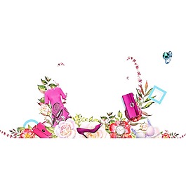 手繪花朵衣服元素