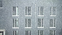 城市雪景拍攝視頻