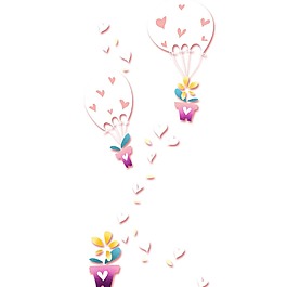 手绘小花png元素
