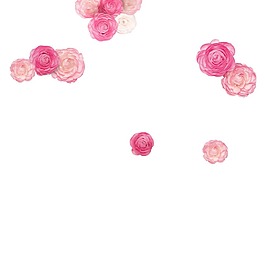 粉色花朵png元素