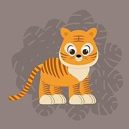虎插畫素材