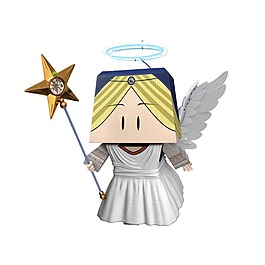 手繪天使魔法棒元素