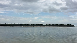 河流天空視頻素材