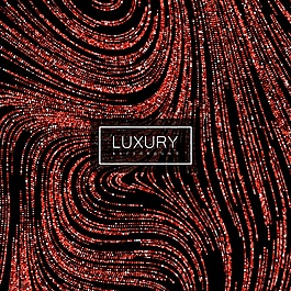 紅色線條幾何卷曲時尚彩色光澤的抽象背景