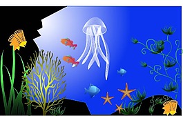 海底世界插畫