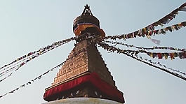 彩旗建筑視頻素材
