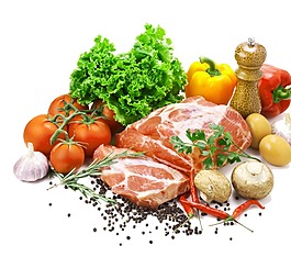 蔬菜肉類土豆元素
