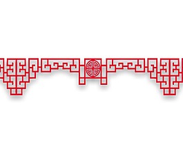 手繪中國(guó)風(fēng)邊框元素