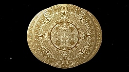 花紋金幣視頻素材