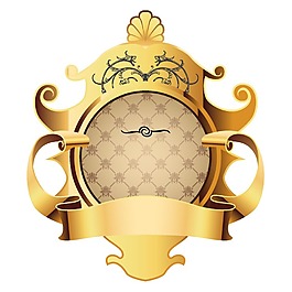 手繪金色邊框元素