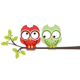 手繪卡通小鳥(niǎo)元素