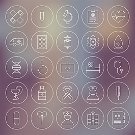 生活辦公互聯網常用圖標矢量素材