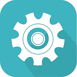 扁平設(shè)置圖標(biāo)icon素材