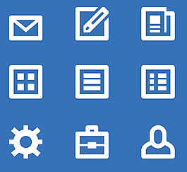 簽字筆簡單圖標