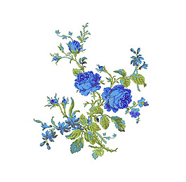 藍(lán)色牡丹花png免扣元素