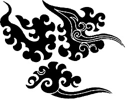 黑色祥云png免扣元素