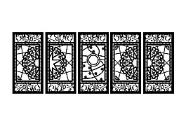 鏤空門移門pvc雕刻