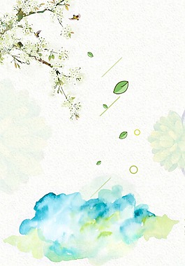 中國(guó)風(fēng)水墨花鳥圖背景