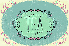 茶矢量設計素材