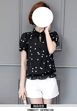 雪纺衫衣服详情页