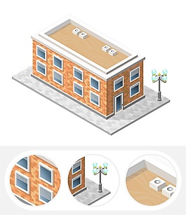 廠房像素建筑房屋城市建設(shè)矢量設(shè)計(jì)素材