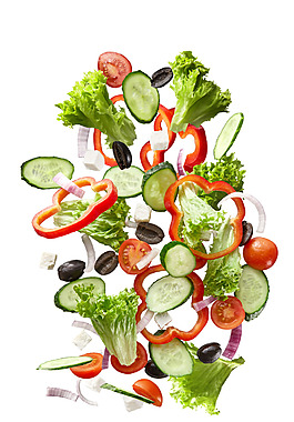 清新水果蔬菜元素