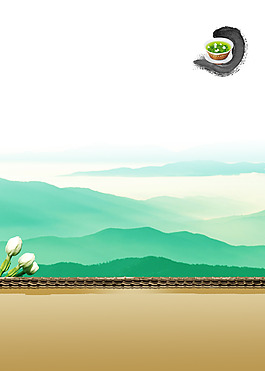 普洱茶藝古風(fēng)背景