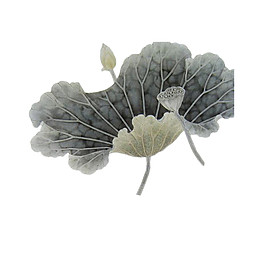 中國(guó)畫荷葉PNG元素