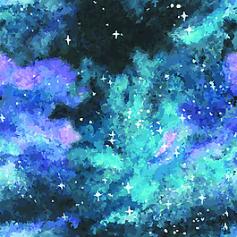 夢幻星空填充背景