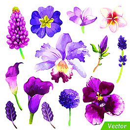 卡通花朵填充背景矢量素材