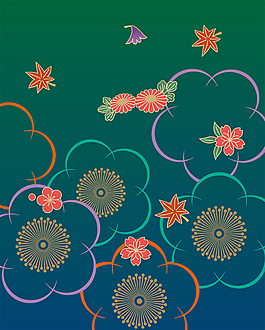 簡(jiǎn)約中國(guó)風(fēng)花朵背景