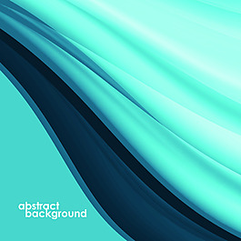 綠色抽象矢量背景素材