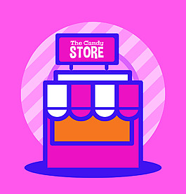 商店廣告背景裝飾素材