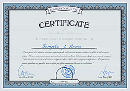 藍(lán)色廣告背景裝飾素材