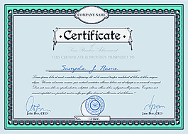 證書廣告背景裝飾素材