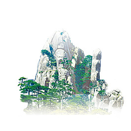 假山山脉png免扣元素