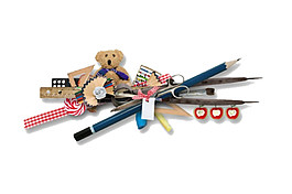 鉛筆等學習用品PNG元素圖